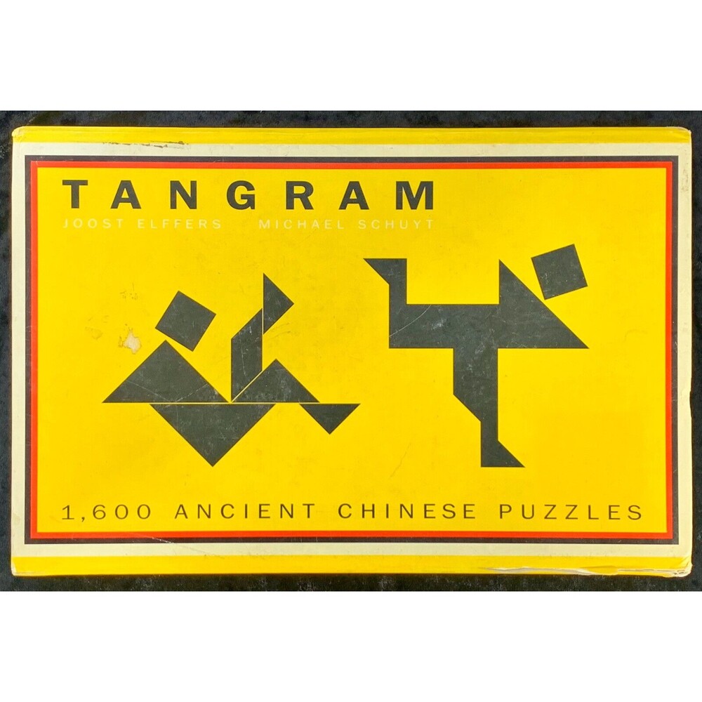 TANGRAM 1600 Ancient Chinese Puzzles w/ Book Barnes & Noble, Elffers & Schuyt
